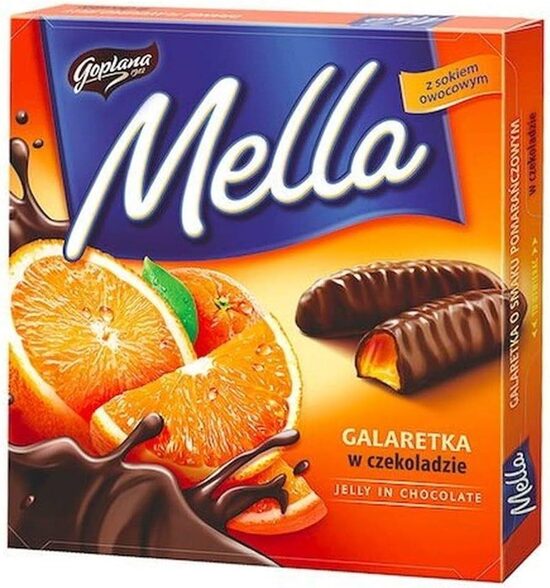 Mella Choc in Orange Jelly x 190g